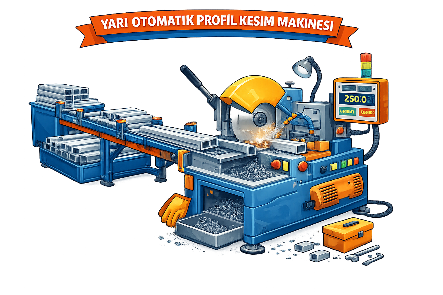 Profil kesim Makinesi